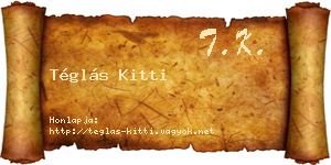 Téglás Kitti névjegykártya
